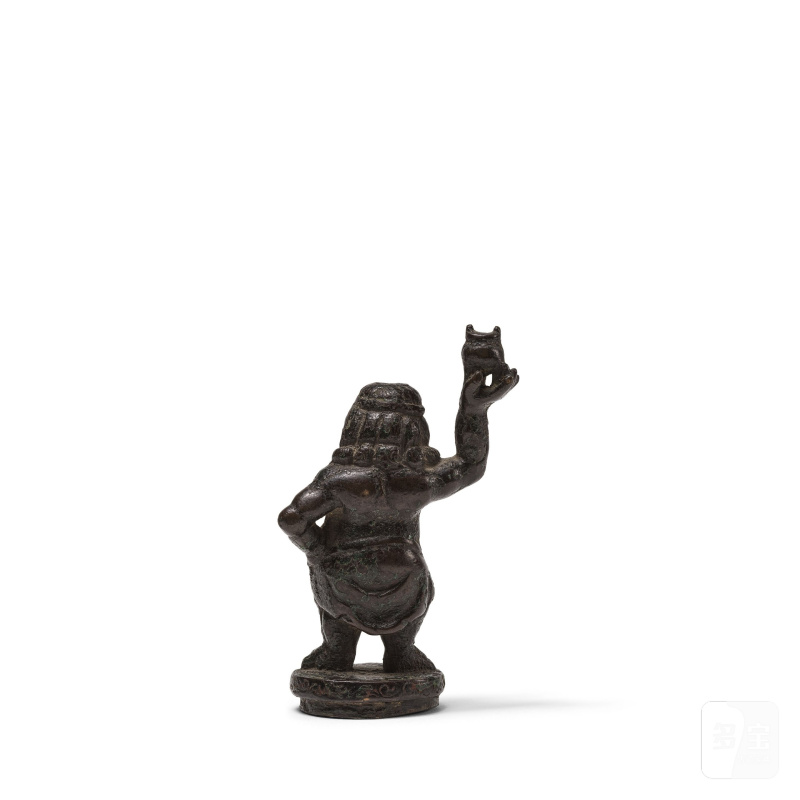 明早期 銅人物像 | PETITE STATUETTE D'UN HOMME EN BRONZE - 图3